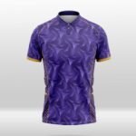 IPL KOLKATA KNIGHT RIDERS JERSEY PATTERN DESIGN VECTOR 2025