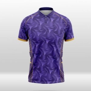 IPL KOLKATA KNIGHT RIDERS JERSEY PATTERN DESIGN VECTOR 2025
