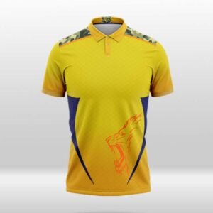 IPL CHENNAI SUPER KINGS JERSEY PATTERN VECTOR 2025