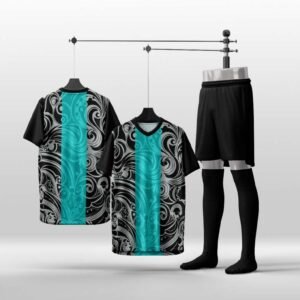 SUBLIMATION SOCCER JERSEYS GRADIENT BORDER DESIGN