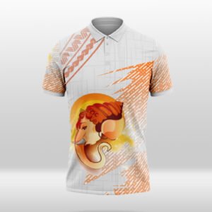 SUBLIMATION NEW PATTERN GANPATI T-SHIRT DESIGN